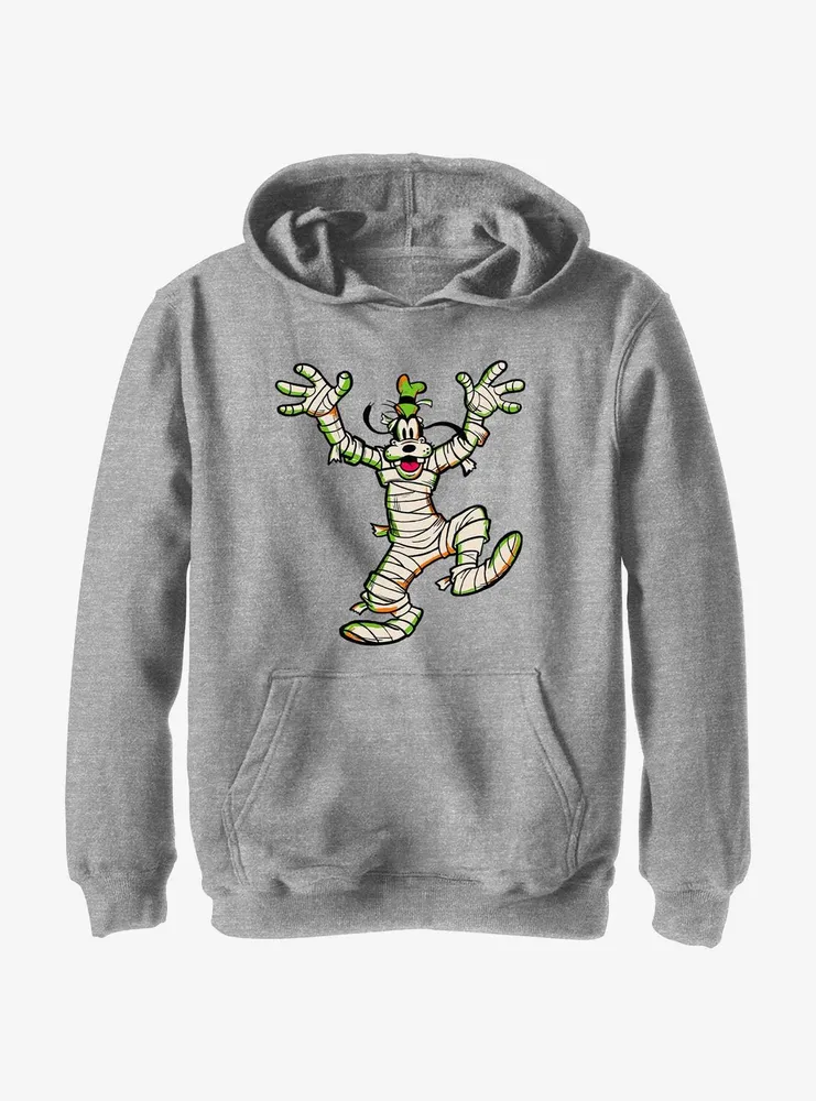 Disney100 Halloween Goofy Mummy Youth Hoodie