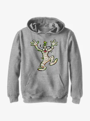 Disney100 Halloween Goofy Mummy Youth Hoodie