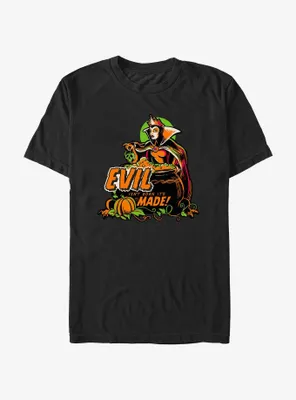 Disney100 Halloween Evil Isn't Born It's Made T-Shirt