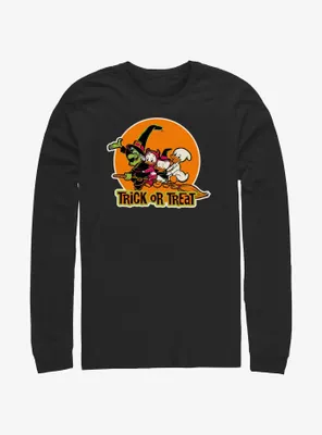 Disney100 Halloween Huey Dewey and Louie Trick or Treat Long-Sleeve T-Shirt