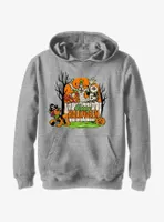 Disney100 Halloween Mickey Mouse Group Youth Hoodie