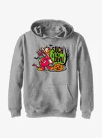 Disney100 Halloween Devil Duck Youth Hoodie