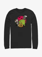 Disney100 Halloween Cat Lucifer Long-Sleeve T-Shirt