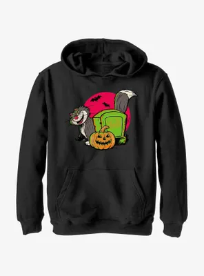 Disney100 Halloween Cat Lucifer Youth Hoodie