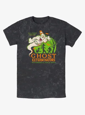 Disney100 Halloween Ghost Exterminators Mineral Wash T-Shirt