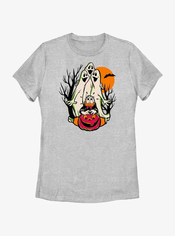 Disney100 Halloween Spooky Ghosts Scared Donald Women's T-Shirt