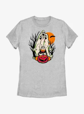 Disney100 Halloween Spooky Ghosts Scared Donald Women's T-Shirt