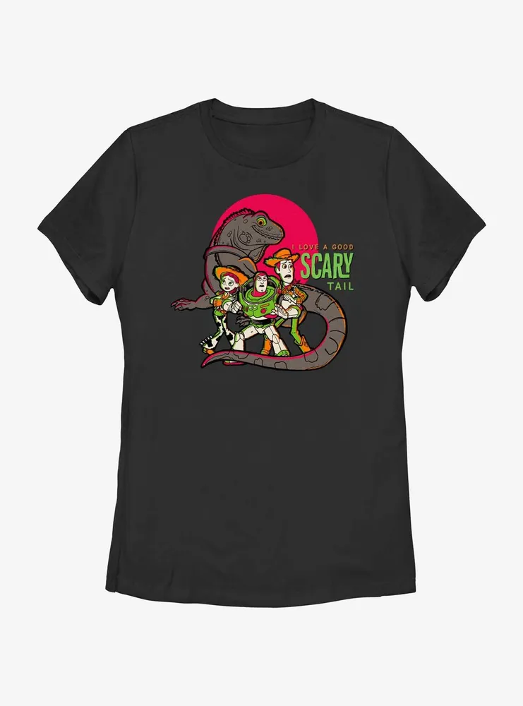 Disney100 Halloween Toy Story Iguana I Love A Good Scary Tail Women's T-Shirt