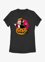 Disney100 Halloween Figaro Inside A Pumpkin Women's T-Shirt