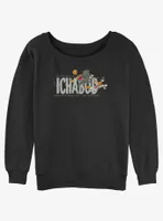 Disney100 Halloween The Adventures Of Ichabod Women's Slouchy Sweatshirt