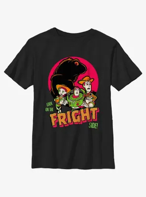 Disney100 Halloween Look On The Fright Side Youth T-Shirt