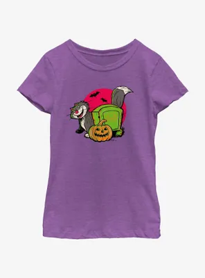 Disney100 Halloween Lucifer Cat Youth Girl's T-Shirt