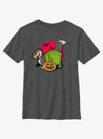 Disney100 Halloween Lucifer Cat Youth T-Shirt