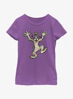 Disney100 Halloween Goofy Mummy Youth Girl's T-Shirt