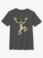 Disney100 Halloween Goofy Mummy Youth T-Shirt