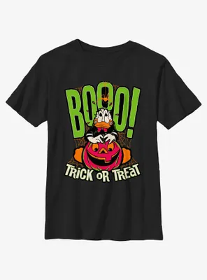 Disney100 Halloween Boo Donald Trick or Treat Youth T-Shirt