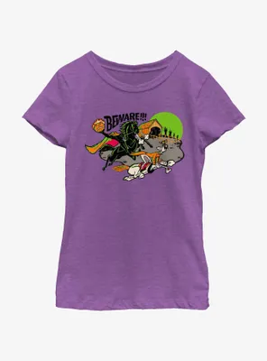 Disney100 Halloween Legend Of Sleepy Hollow Youth Girl's T-Shirt