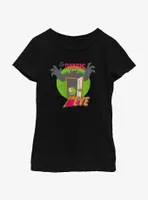 Disney100 Halloween Sulley & Mike So Terrifying You Won't Believe Your Eye Youth Girl's T-Shirt