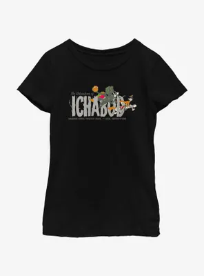 Disney100 Halloween The Adventures Of Ichabod Youth Girl's T-Shirt