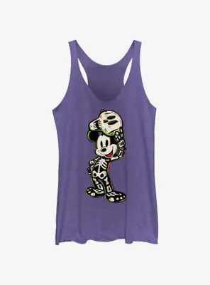 Disney100 Halloween Mickey Mouse Skeleton Women's Tank Top