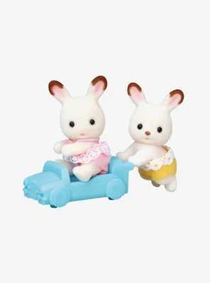 Calico Critters Hopscotch Rabbit Twins Figure Set
