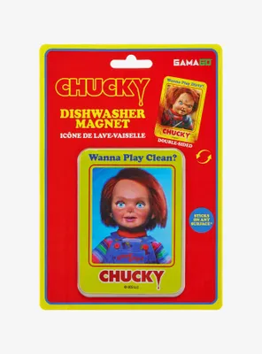 Child's Play Chucky Dishwasher Sign Magnet