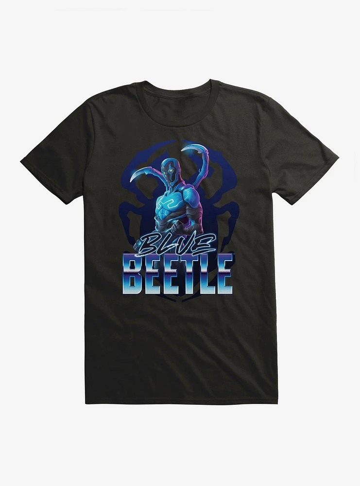 Blue Beetle Scarab Silhouette T-Shirt