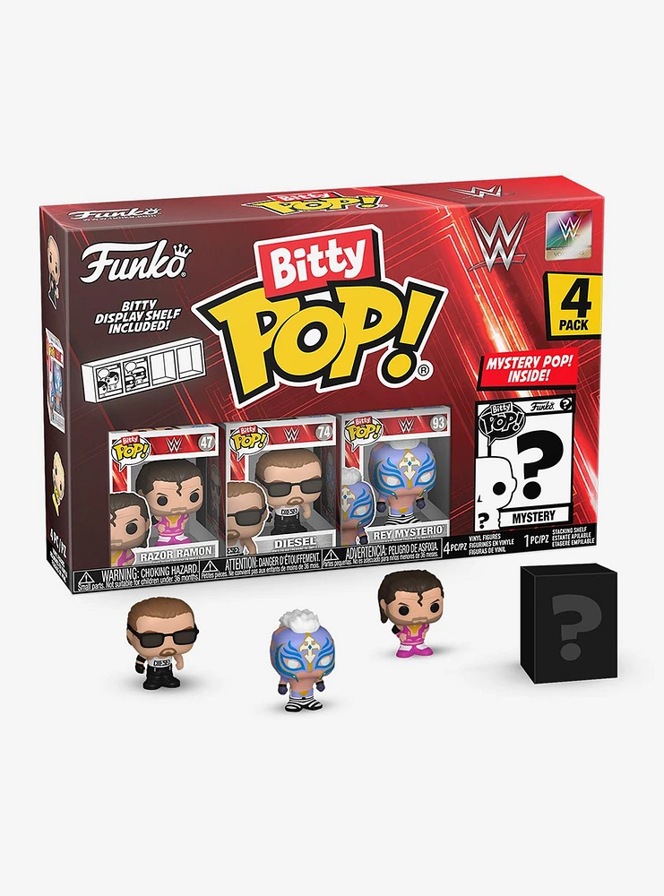 Funko Bitty Pop! WWE Razor Ramon and Friends Blind Box Mini Vinyl Figure Set