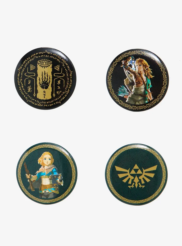 Nintendo The Legend of Zelda: Tears of The Kingdom Button Pin Set