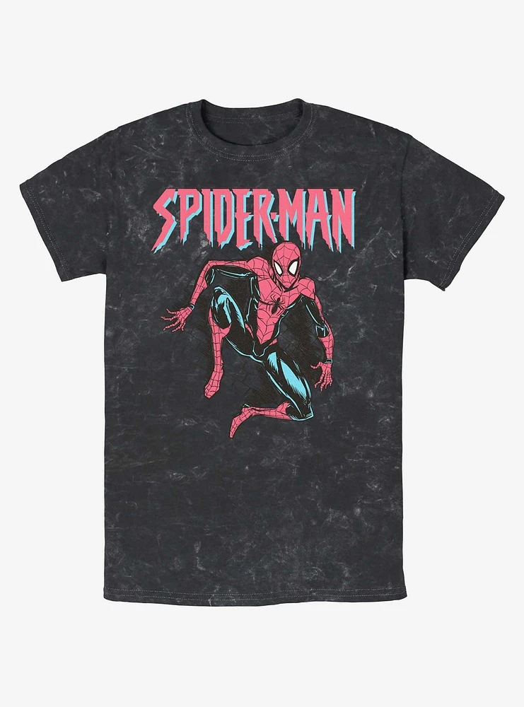 Marvel Spider-Man Spidey Pastel Mineral Wash T-Shirt