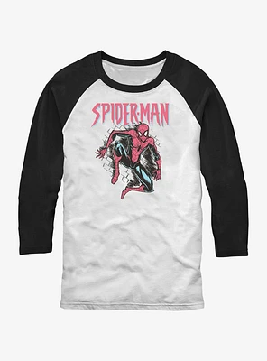 Marvel Spider-Man Spidey Pastel Raglan T-Shirt
