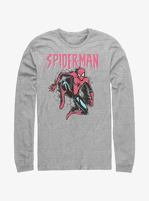 Marvel Spider-Man Spidey Pastel Long-Sleeve T-Shirt