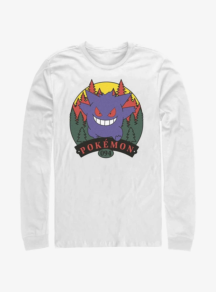 Pokemon Gengar Forest Attack Long-Sleeve T-Shirt