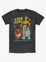 Star Wars Walk The Ewok Mineral Wash T-Shirt