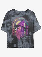 the Lord of Rings Gandalf Decide With Time Girls Tie-Dye Crop T-Shirt