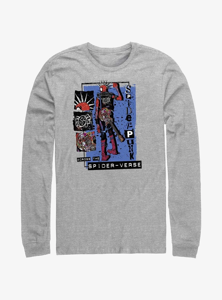 Marvel Spider-Man: Across the Spider-Verse Punk Power Long-Sleeve T-Shirt