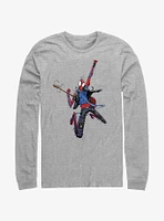 Marvel Spider-Man: Across the Spider-Verse Spider-Punk Rock Out Long-Sleeve T-Shirt