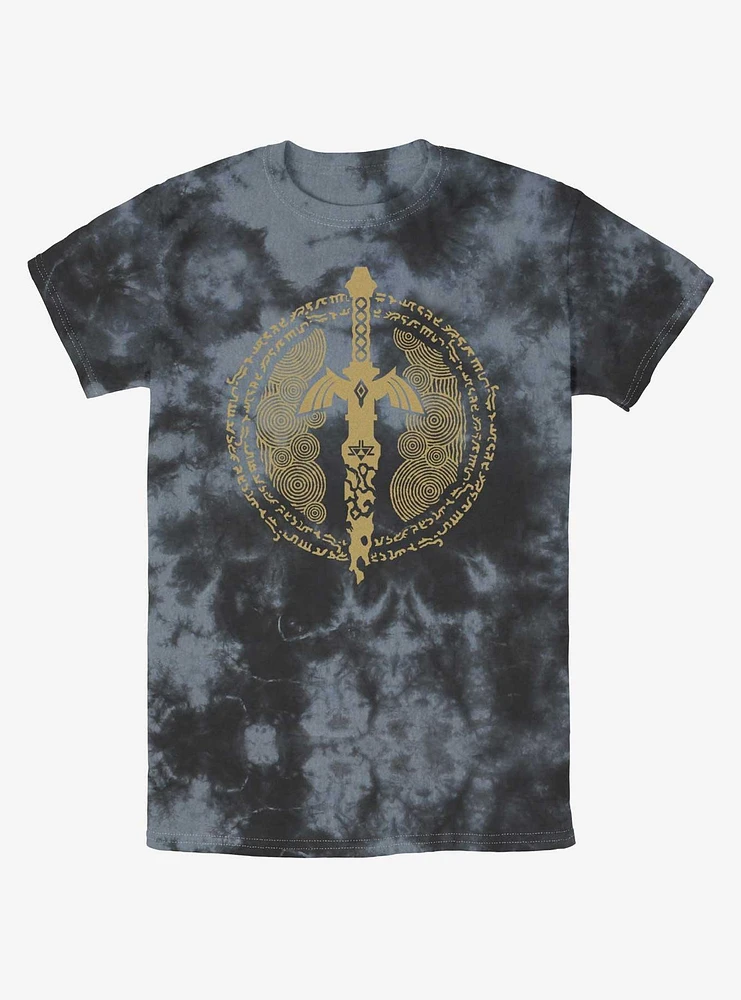 The Legend of Zelda Master Sword Icon Tie-Dye T-Shirt