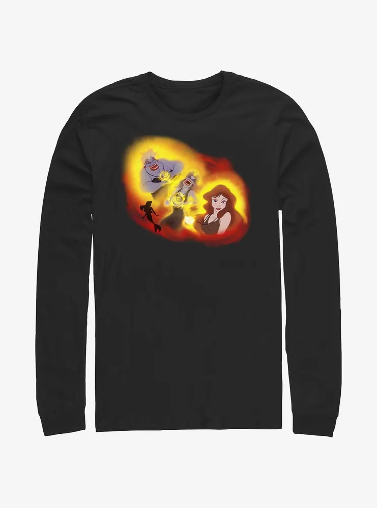 Disney The Little Mermaid Ursula Transformation Long-Sleeve T-Shirt