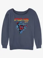 Marvel Spider-Man-2099 Womens Slouchy Sweatshirt