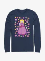 Mario Princess Peach Long-Sleeve T-Shirt