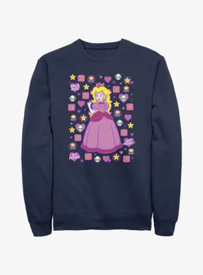 Mario Princess Peach Sweatshirt