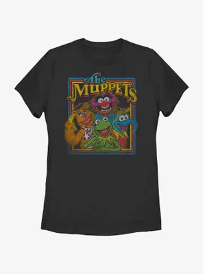 Disney The Muppets Retro Muppet Poster Womens T-Shirt