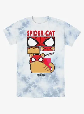 Marvel Spider-Man: Across the Spider-Verse Spider-Cat Tie-Dye T-Shirt