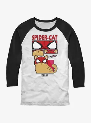 Marvel Spider-Man: Across the Spider-Verse Spider-Cat Raglan T-Shirt