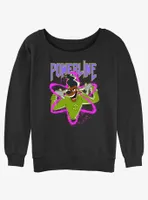 Disney Goofy I Have Power Womens Slouchy Sweatshirt