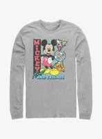 Disney Mickey Mouse Friends Goofy Donald and Pluto Long-Sleeve T-Shirt