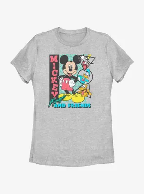 Disney Mickey Mouse Friends Goofy Donald and Pluto Womens T-Shirt