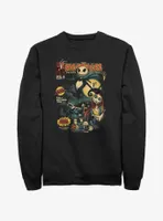 Disney The Nightmare Before Christmas Jack Skellington King of Halloween Comic Cover Sweatshirt