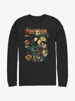 Disney The Nightmare Before Christmas Jack Skellington King of Halloween Comic Cover Long-Sleeve T-Shirt